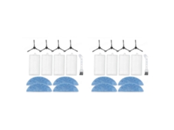 8x Para Ecovacs Debot Y1 Pro, Yeedi Y1 Pro Peças De Reposição Para Aspirador De Pó: Rolo Principal, Escova Lateral, Filtro Hepa, Pano De Limpeza_glo