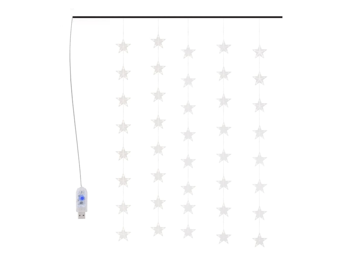Cortina de luzes VIDAXL (96 x 216 cm)
