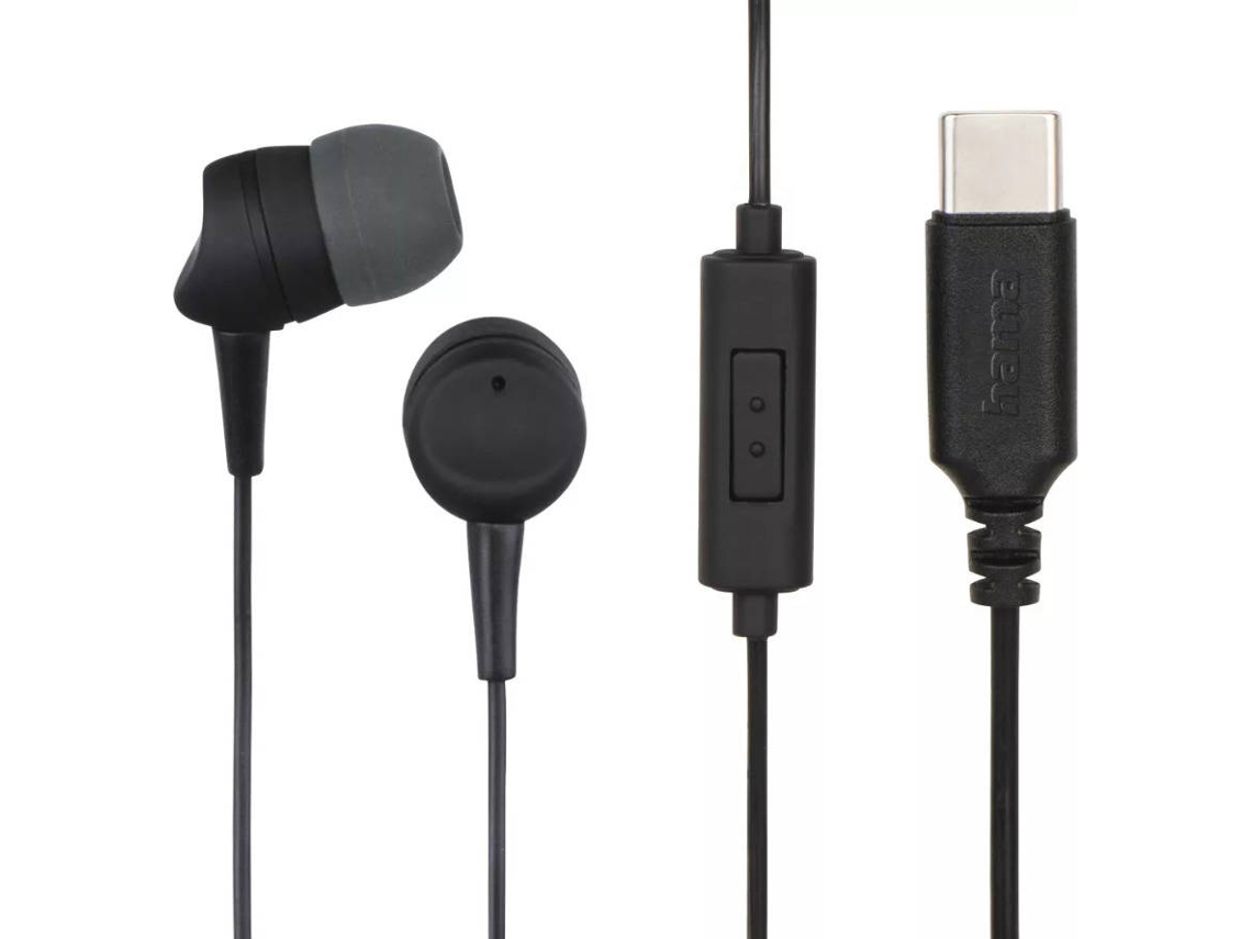 Auriculares HAMA SEA II (in Ear - Microfone - Preto )
