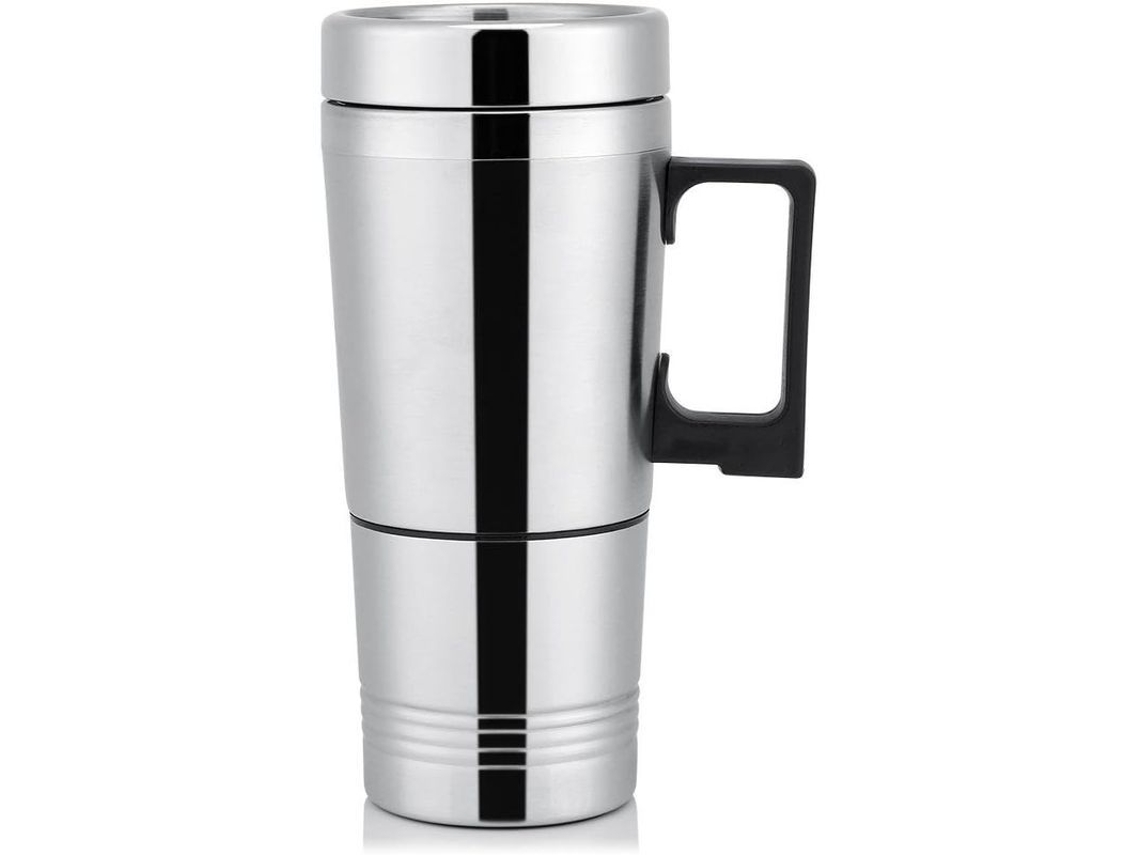Taza Eléctrica Para Auto Acero Inoxidable 300ml Tetera Viaje Taza De Bebida Caliente