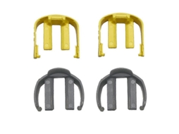 Clip C Para Karcher K2 K3 K7, 4 Unidades, Amarelo E Cinza, Material Plástico, 5.037-333.0 K5037333