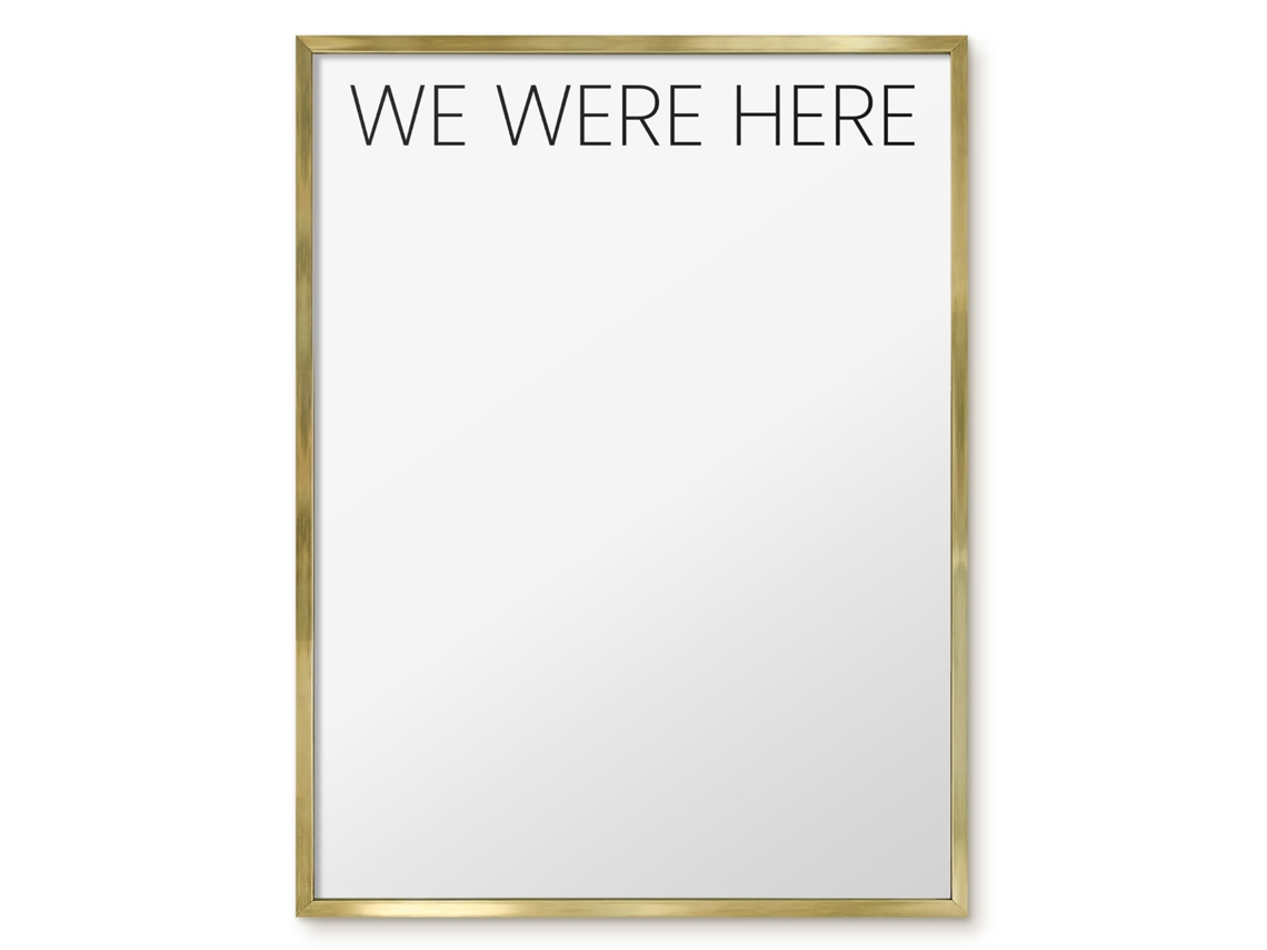 Quadro de parede magnético "We Were Here For The Office" Espelharte (60x80 cm)