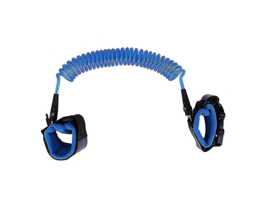 Pulseira Infantil Com Trava De Segurança E Chave Azul | Anti Perda Para Bebês Crianças Aquaforge (2,5m)