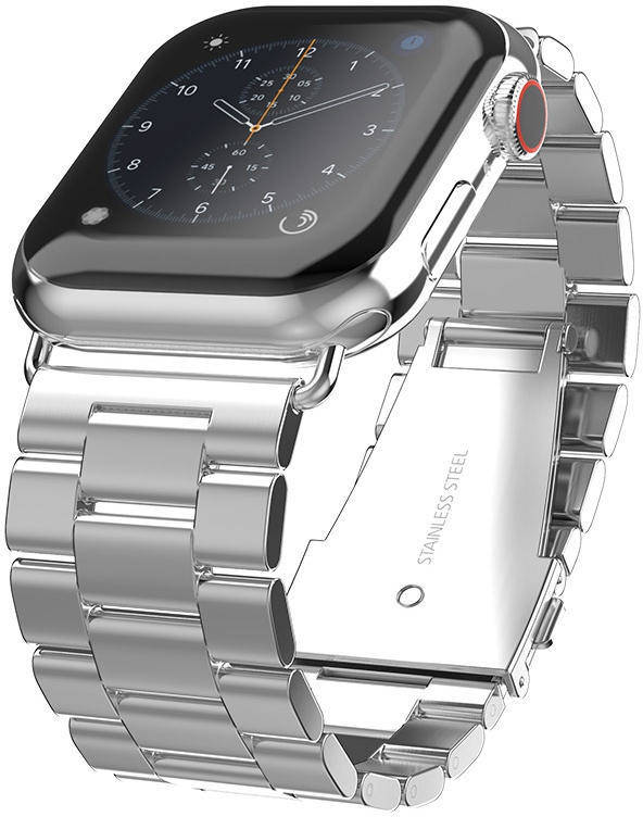 Bracelete Apple Watch 42/49 mm SWISSTEN Metal (Cinzento)