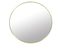 Espelho 70cm Moldura Dourada Leobert