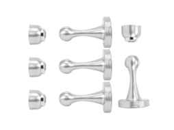 Conjunto De 4 Peças De Batente De Porta Magnético Moderno Em Aço Inoxidável Para Casa. Aquaforge