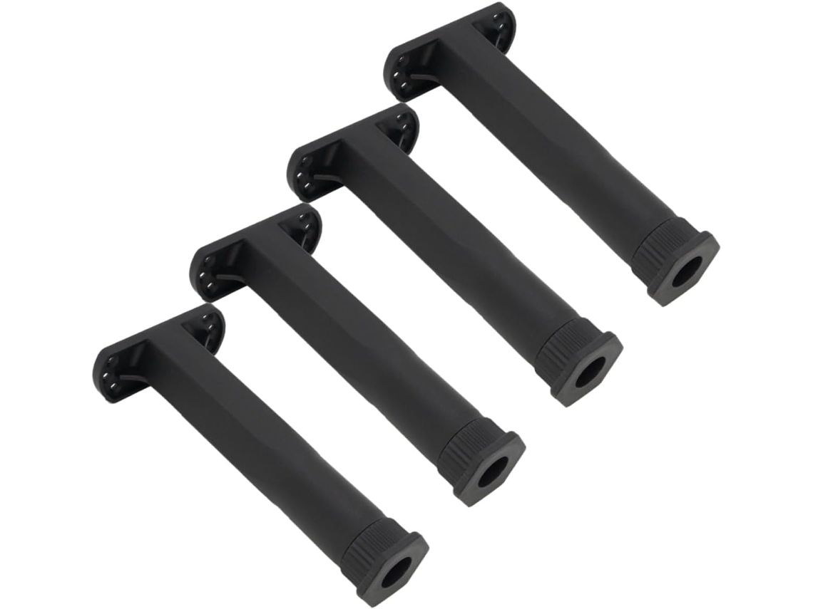 Kallory Conjunto De 4 Pés Ajustáveis Para Móveis, Armários E Sofás Ampla Faixa De Altura Pernas Suporte Duráveis Fáceis