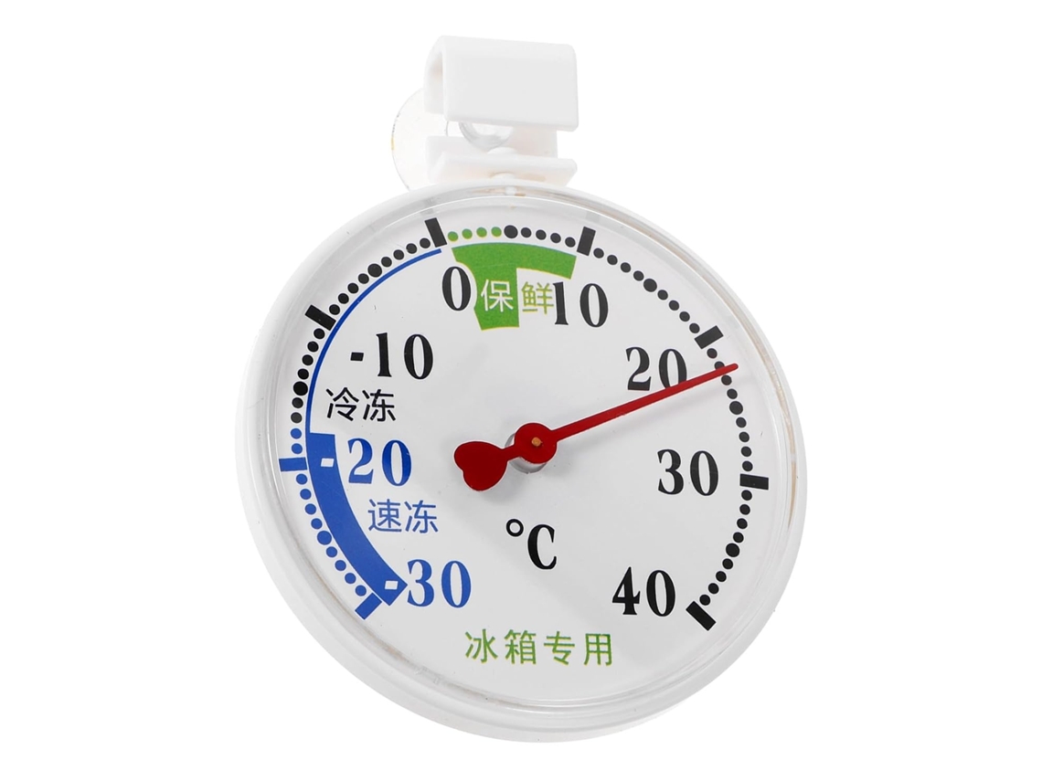 Lurelia Termo-higrómetro Com Sensor, Para Frigorífico E Congelador, Alta Precisão, Visor Fácil Leitura, Memória Máx./mín., Suporte Prático