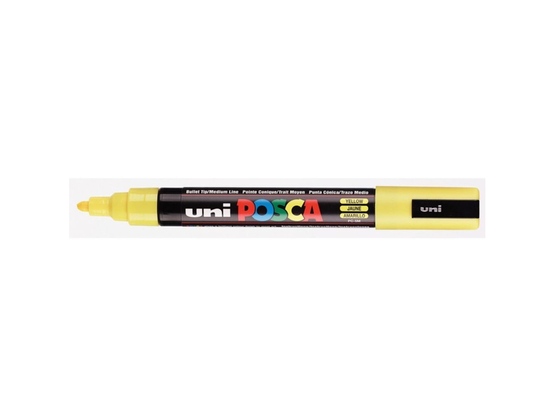 Marcador Uniball POSCA Pc5m 1,8 Mm Amarelo