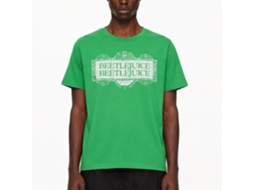 Rockinstone Beetlejuice Beetlejuice Beetlejuice Logo Shirt Size:m