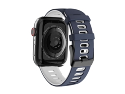Bracelete Pioneer para Apple Watch Series 3 42Mm Azul Escuro e Branco