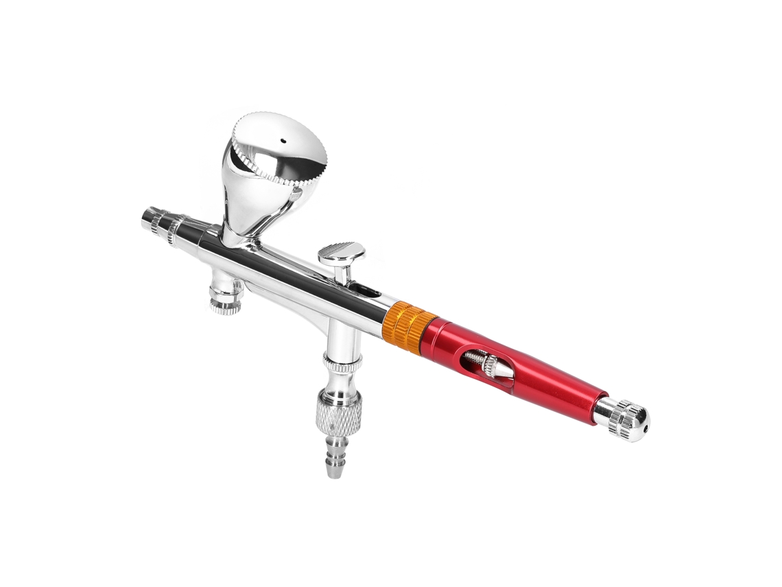 Conjunto de Aerógrafo T218 0.3mm com Bomba de Ar | S/MARCA