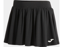 Saia de tênis feminina Joma Smash preta, tamanho XL