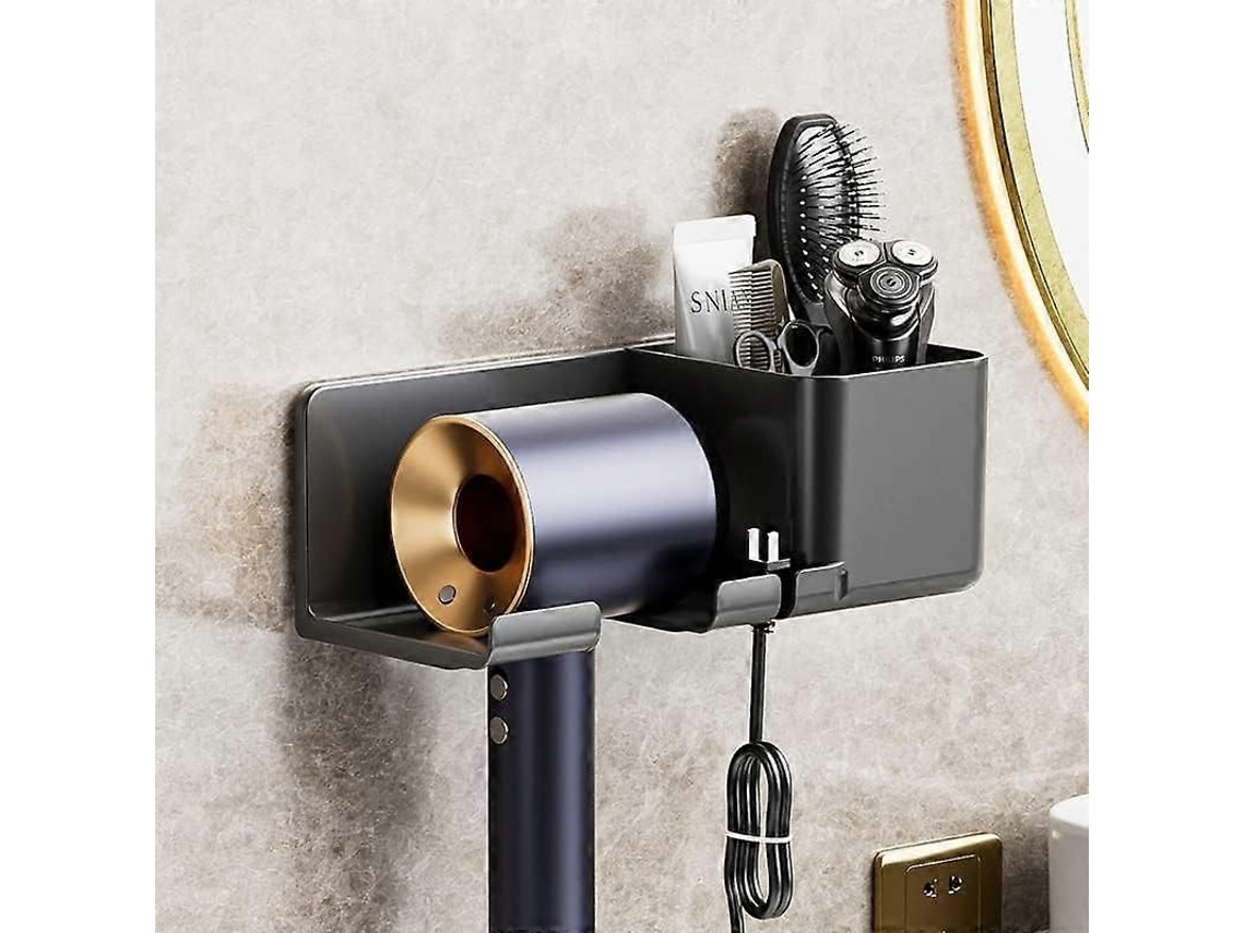 Suporte para Secador de Cabelo Sem Furos, Cabelo, Furos com Tomada e Arma GOKOCO