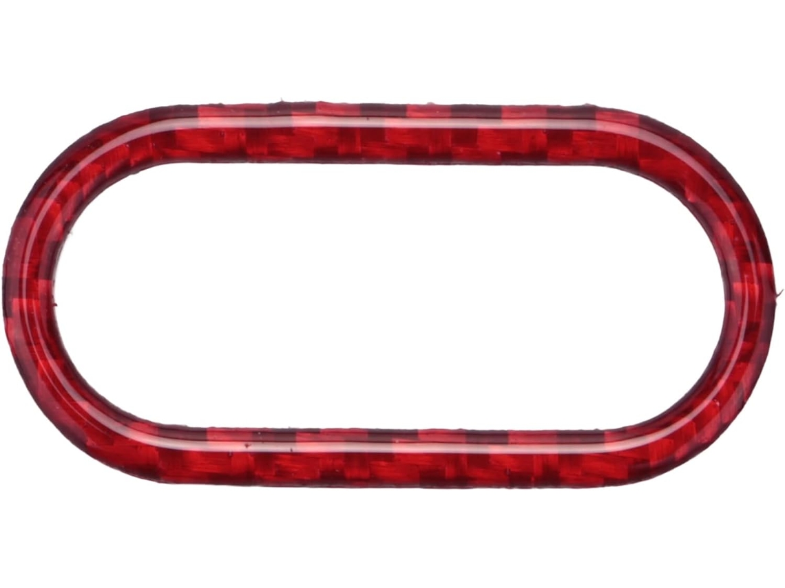 Capa De Fibra Carbono Vermelha Para Luz Advertência Interna F55 F56 Countryman F60