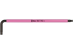 Chave Offset Multicolorida, Métrica 950 Spkl Hex-Plus 3.0 Fúcsia Clara WERA 05022606001