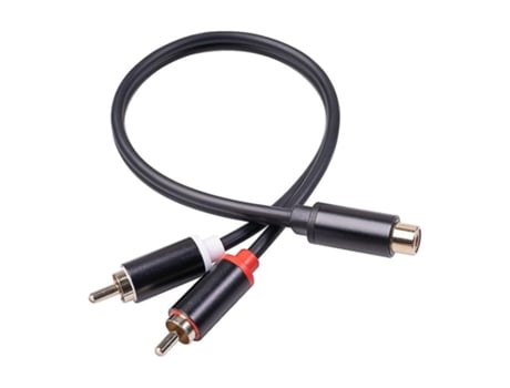 Cabo Rca 2 Rca Macho Para 1 Rca Fêmea Adaptador Cabo De Áudio Cabo Aux Para Edifer Home Theater Dvd Vcd Zmliyecqnq
