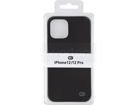 Capa iPhone 12, 12 Pro EASYCELL Colorida Preto — .
