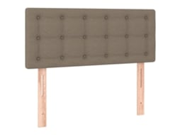 Cabeceira de cama em tecido 100x5x78/88 cm Cinzento Acastanhado MAISON EXCLUSIVE