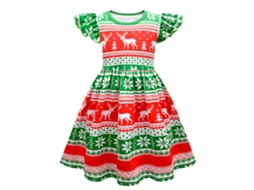 Trajes de Natal Cosplay Vestido Infantil 110