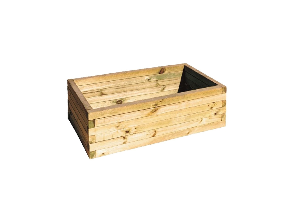 Faura - Faura - Macetero De Madera Rectangular Chico | Chico ()