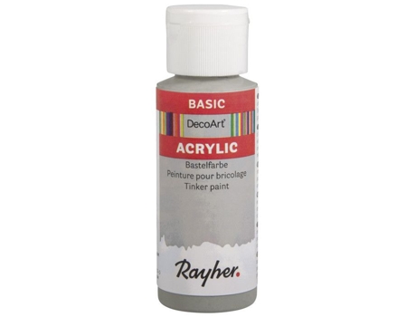 Tinta Acrílica Cinza Claro 59 Ml Decoart