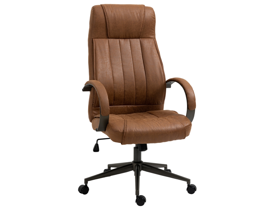 Cadeira de Escritório Giratória, Apoio de Cabeça, Altura Ajustável, Encosto, 66x61x106 cm Cinza S/MARCA