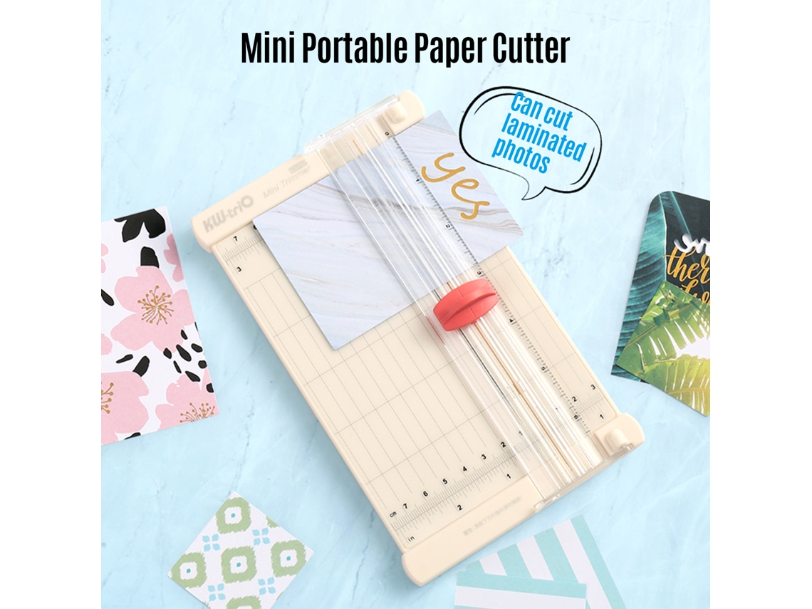 Cortadora De Papel Portátil Pequena Para Scrapbooking E Fotos 6.3 Polegadas