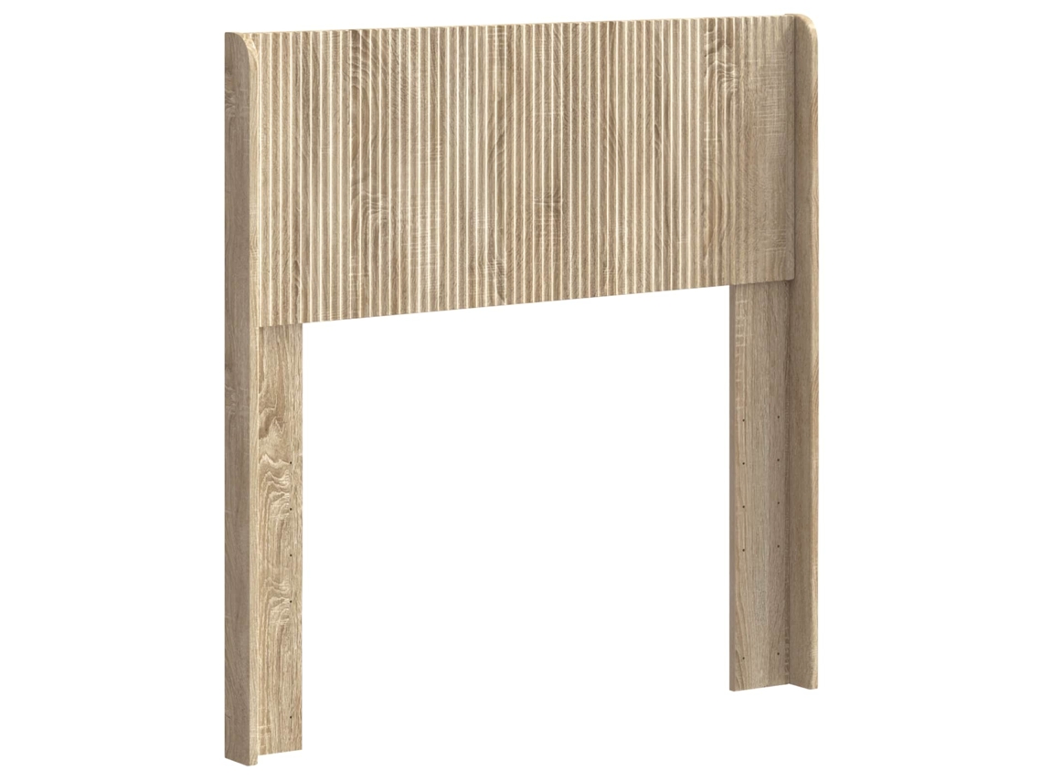 Conjunto 1 Cabeceira Vidaxl Castanho Derivados De Madeira (80 Cm)