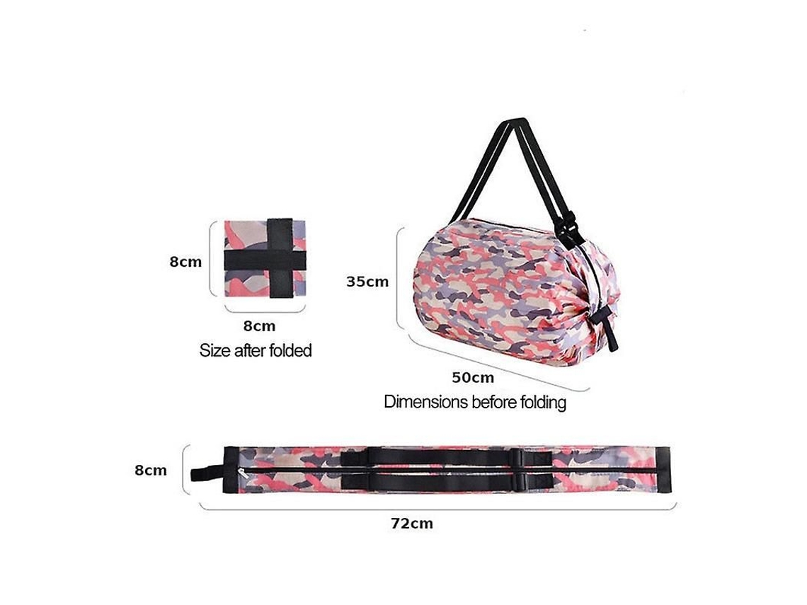 Sacola De Compras Dobrável, Impermeável, Para Viagens, Portátil, Ideal Para Guardar Coisas Na Praia, Usar No Supermercado Ou Como Sacola De Compras.