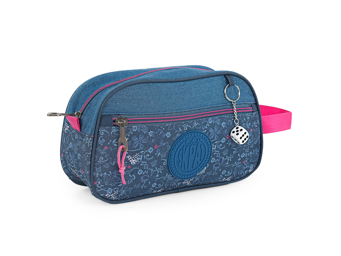 Saco de Casa de Banho para Crianças SKPAT Padua Caubói Azul 26X15X8 Cm