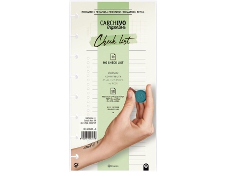 Livro Recambio Ingeniox Check List 50 Hojas De Desconocido (espanhol)