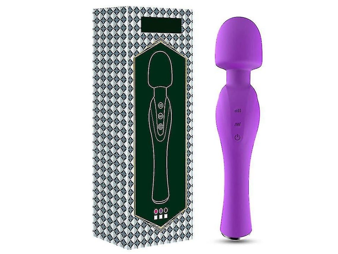 Bestvite Personal Massager Massageador Portátil Sem Fio Com 8 Velocidades Potentes E 20 Modos À Prova Dágua (roxo)