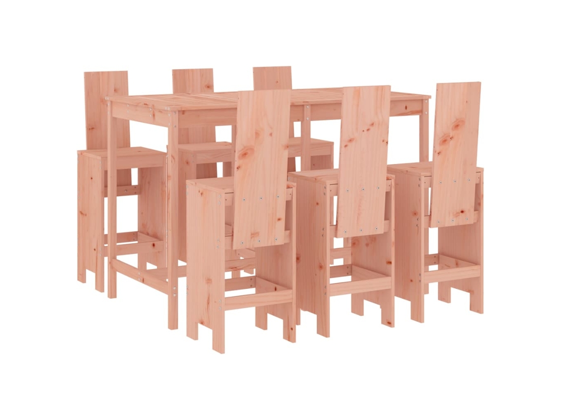 Garden Bar Set, Garden Bar Sets Vidaxl Marrom Madeira De Douglas (n/a)