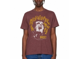 Rockinstone Rocky Movie Adriaaaaan Heather Vintage Maroon Adult T-shirt Size:xxxl
