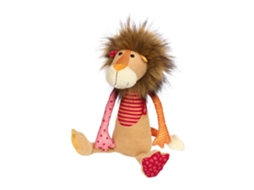 Leão De Pelúcia Sigikid Patchwork Sweety Multicolorido 32 Cm
