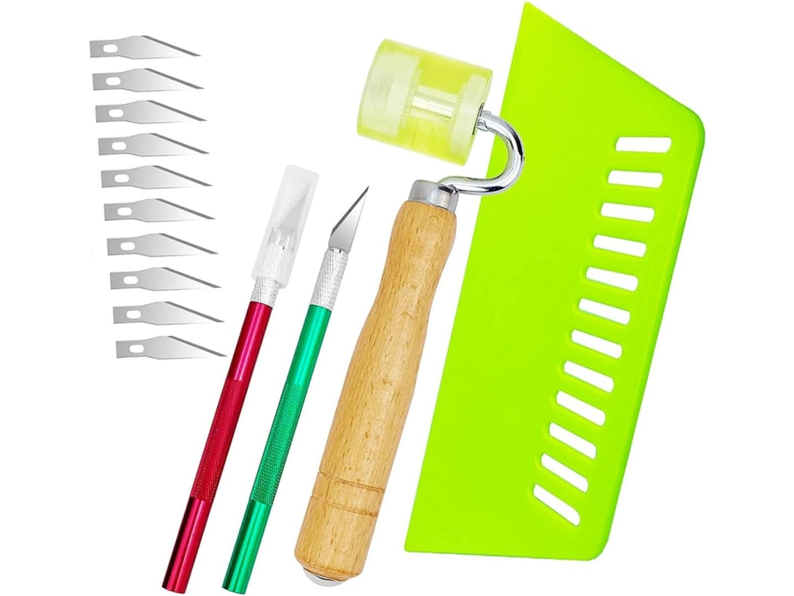 Kit Profissional De Instalação Papel Parede Com 14 Peças, Incluindo