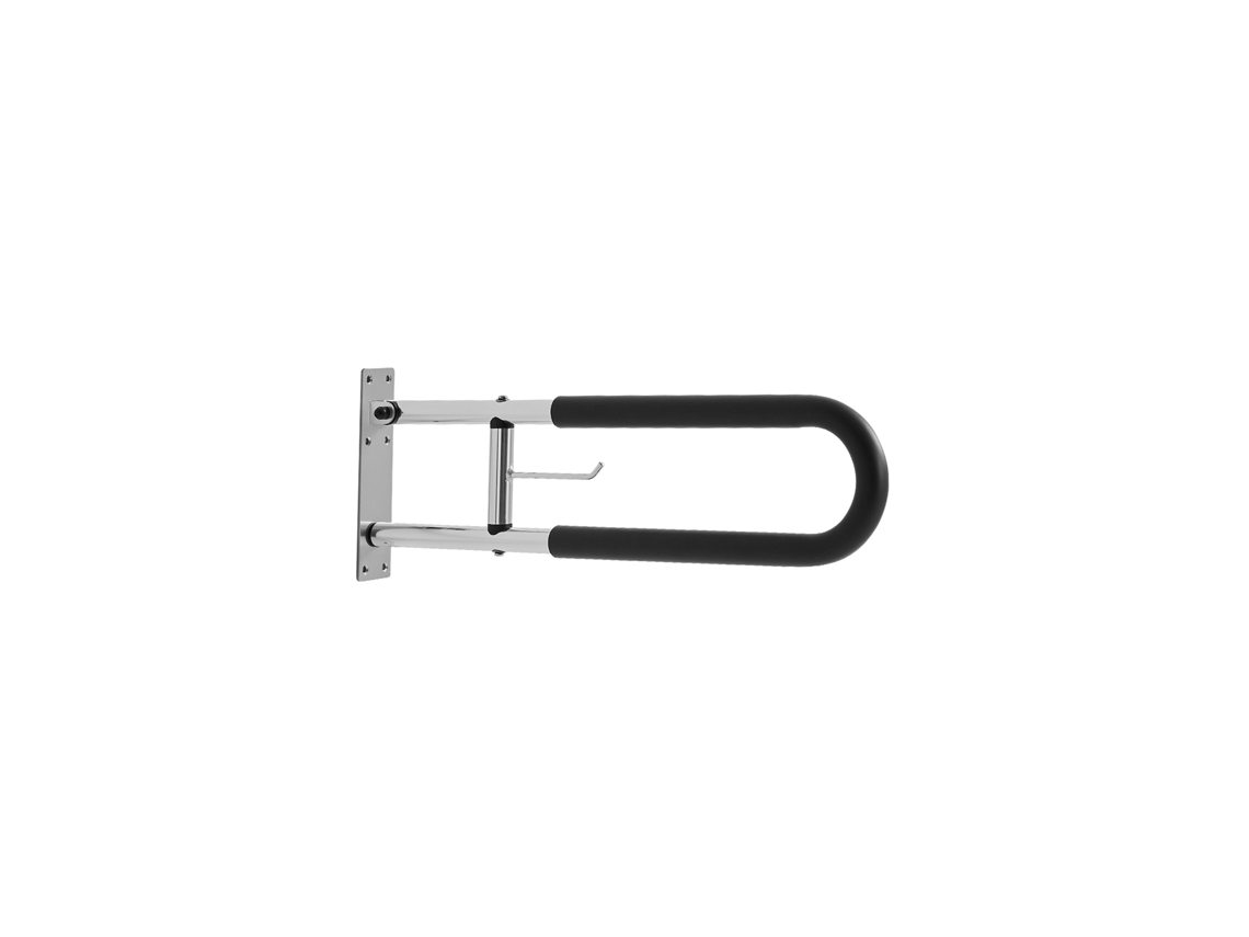 Barra De Segurança Dobrável Para Vaso Sanitário Vevor, Carga De 136 Kg, 280 X 75 X 765 Mm