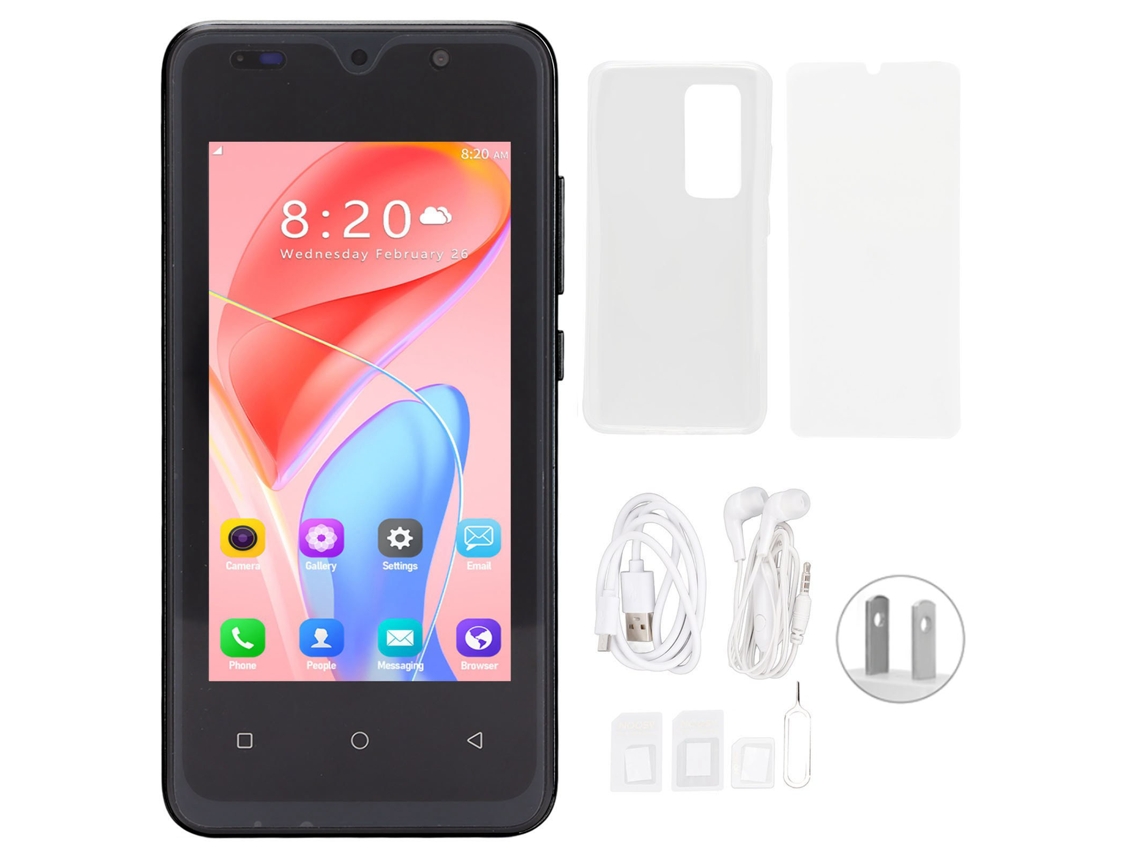 Telefone Android 11 Laxiscreed Com 1gb Ram, 8gb Expansão E Armazenamento Até 128gb