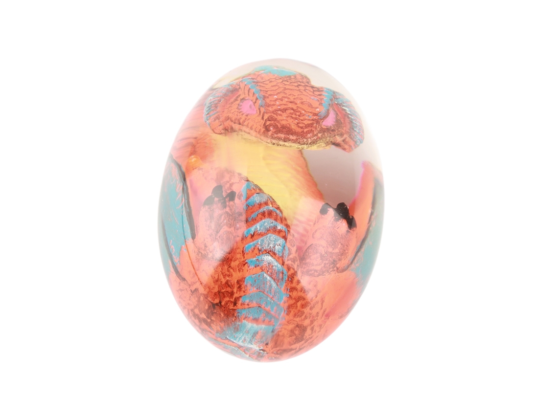 Laxiscreed Ovo De Dinossauro Luminoso Lava Dragão Para Decoração De Casa Azul