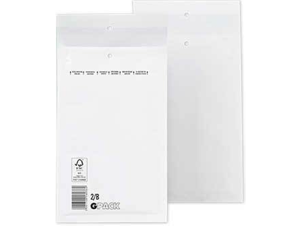 Envelope Air-Bag Branco Nº 00 (120 x 215 mm)
