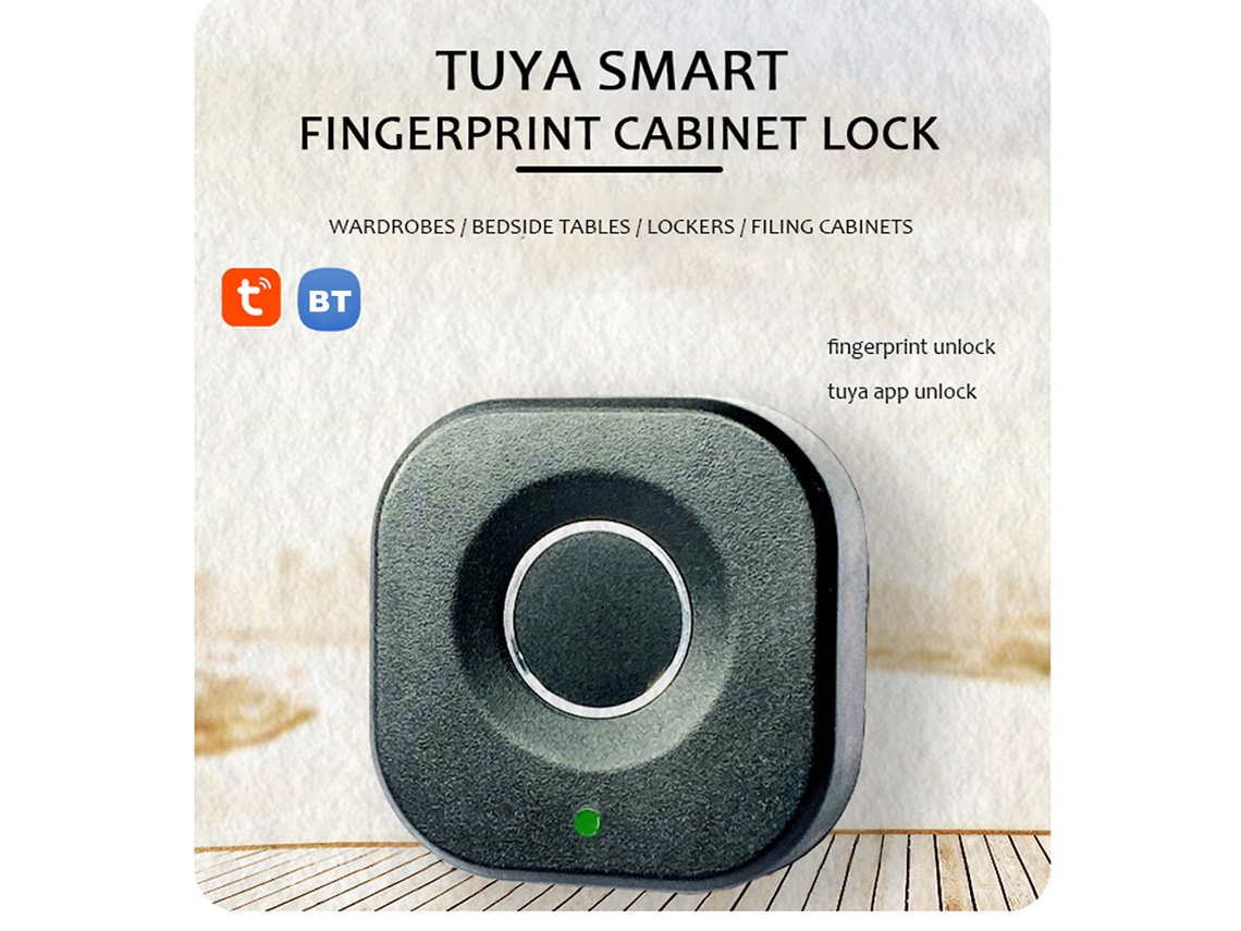 Cadeado Digital Tuya Biometrico Easy Diy
