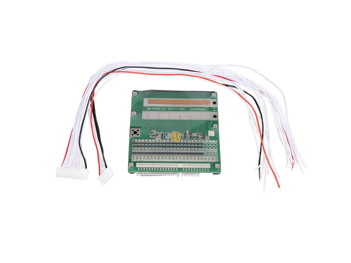 Placa De Proteção Bms Para Bateria De Lítio 20s 3.2v 40a Com Luz De Equilíbrio Puerto Único