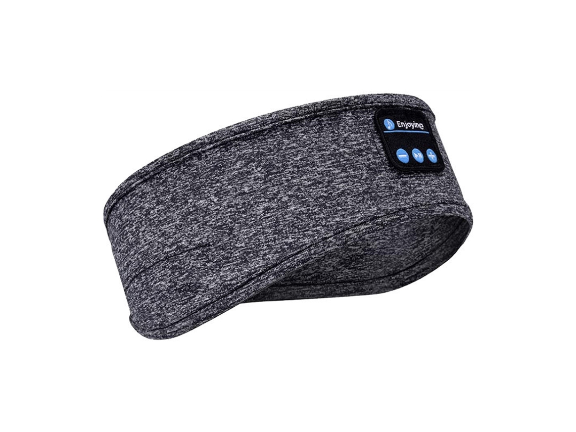 Fones Bluetooth Headband Cinza para Dormir Exercício Sono Lateral Relaxamento Estéreo Hd ZYBLSSBB