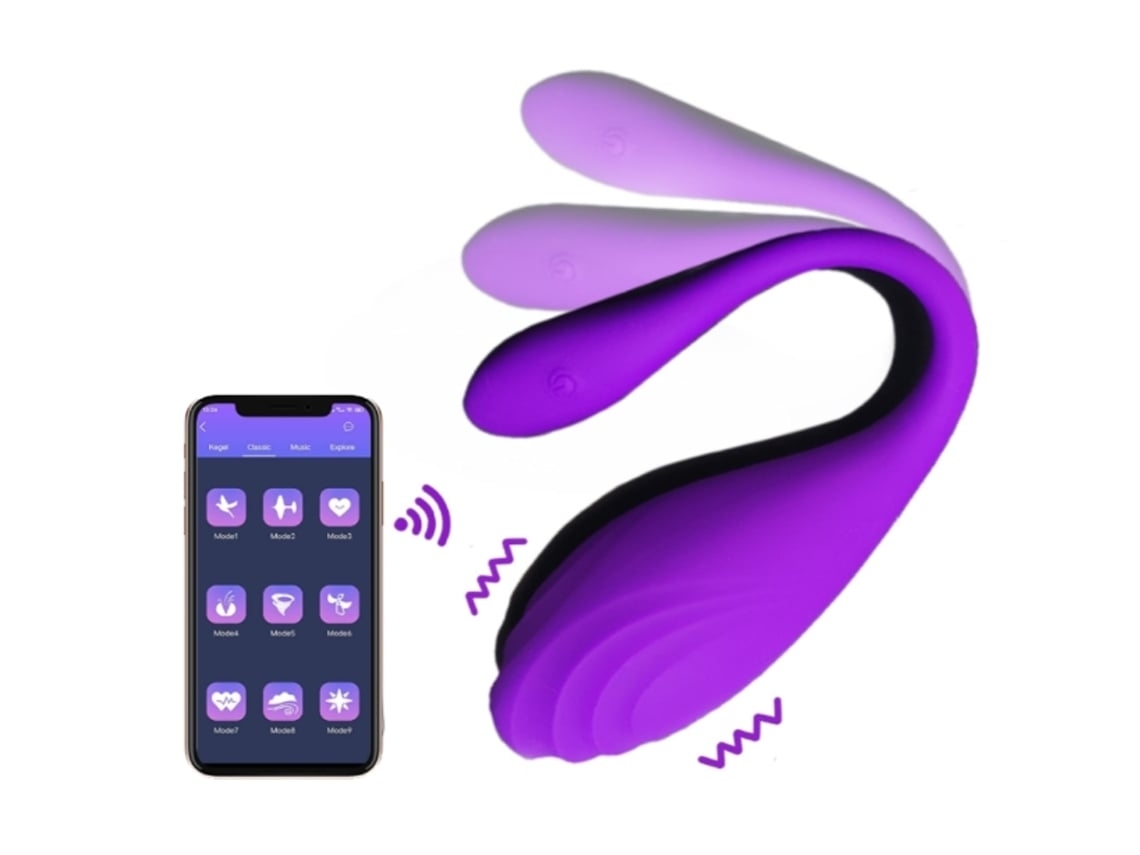 App Control Love Eggs Vibrador Casal Com 12 Frequências E Controle Remoto App Brinquos Sexuais Recarregáveis Para Mulheres E Casais*