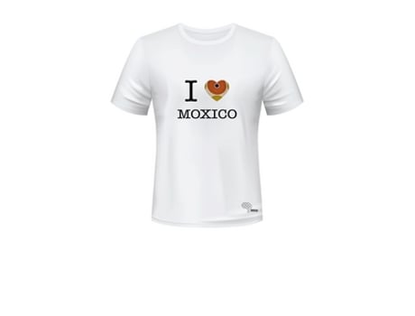 T-shirt Unissexo MESSU I Love Moxico XXL