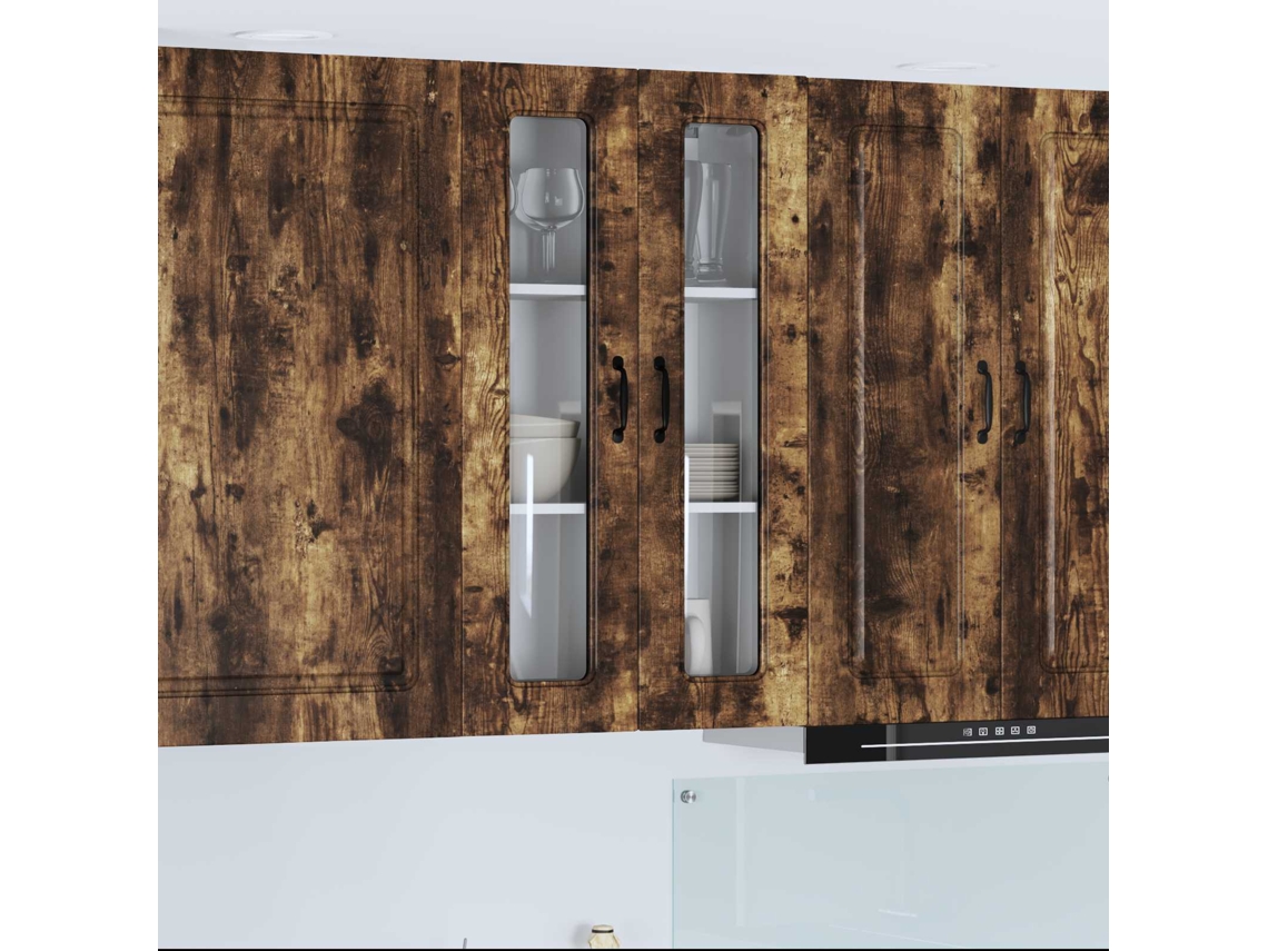 Vidaxl Painel De Lava-louça Kalmar Carvalho Defumado 60 X 31 X 100 Cm