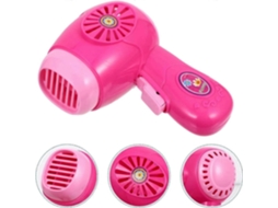Mini Play House Pequeno Secador de Cabelo Eletrodomésticos 1 Peça TAISHENGDA (rosa)