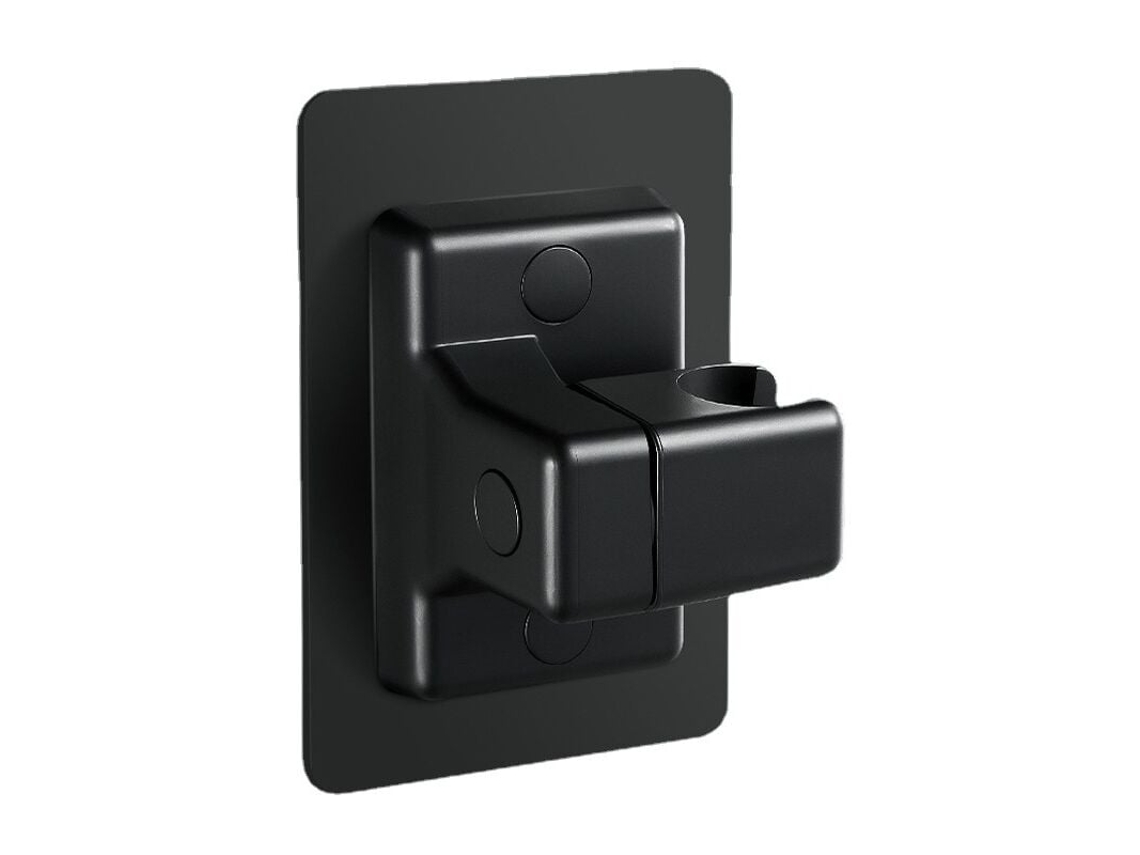 Lurelia Suporte Adesivo Para Chuveiro Abs Preto Rotação 360º Ajustável Universal Autoadesivo Ref 311