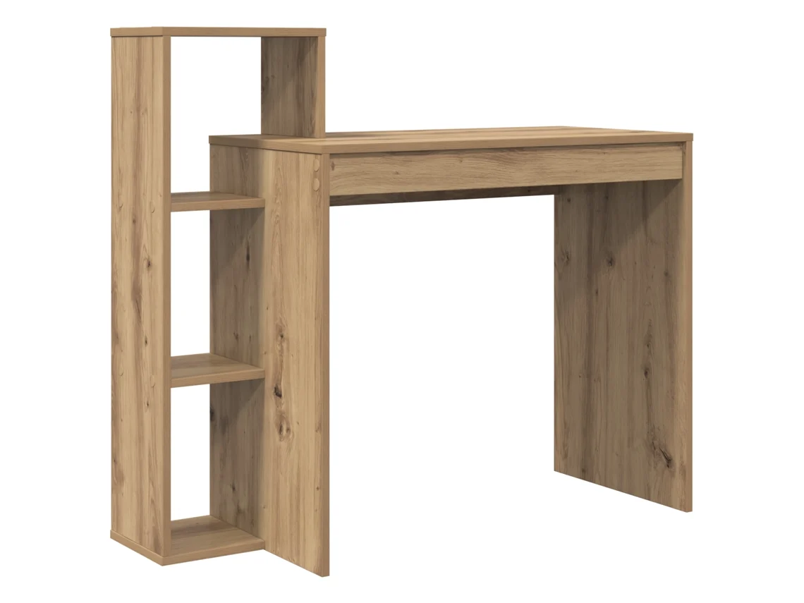 Conjunto 1 Secretária De Computador Vidaxl Castanho Derivados De Madeira (100 X 40 X 90 Cm)